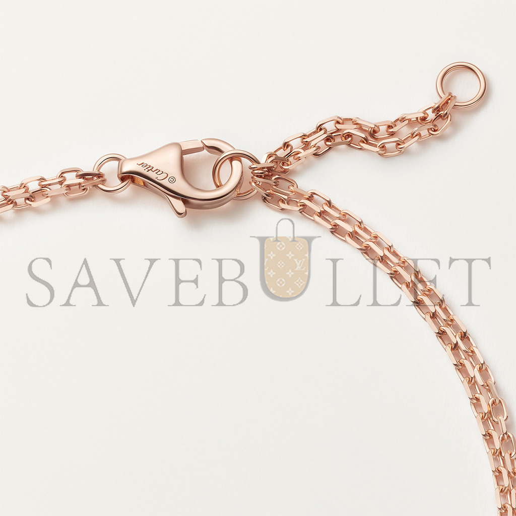 Ca*t*er bracelet love, sur chaÎne, 2 diamants b6063600